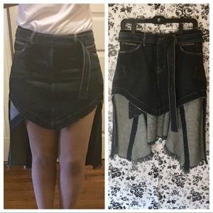 SOLD**SLAB by Rick Owens Blue Women Jean Skirt